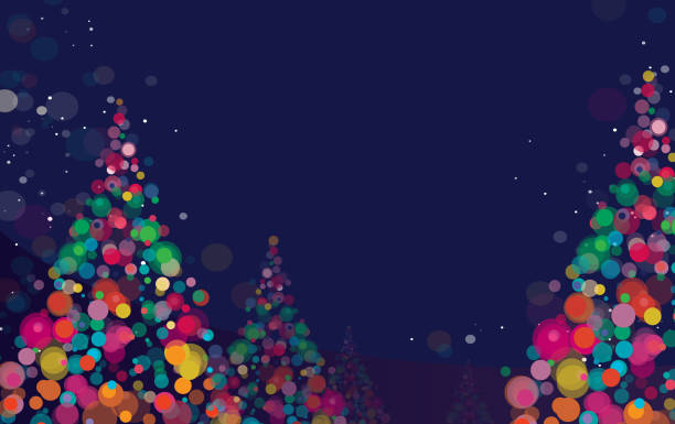 New Year And Christmas Background New Year and Christmas background. holidays and seasonal background stock illustrations