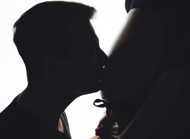 istock Happy couple expecting baby 1055175822