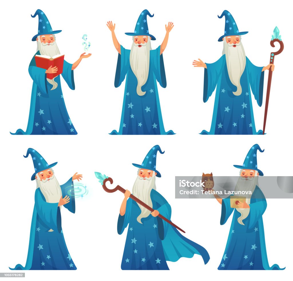 Ilustración de Personaje De Dibujos Animados Mago Viejo De Bruja En Traje De Magos Hechicero Medieval Del Brujo Y La Magia Del Mago Aislado Conjunto De Vectores y más Vectores Libres de Ilustración de Personaje De Dibujos Animados Mago Viejo De Bruja En Traje De Magos Hechicero Medieval Del Brujo Y La Magia Del Mago Aislado Conjunto De Vectores y más Vectores Libres de