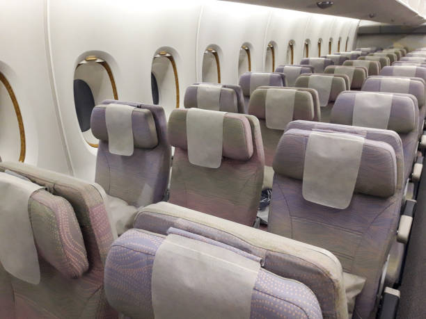 istock Inside the commercial airplane 1055188806