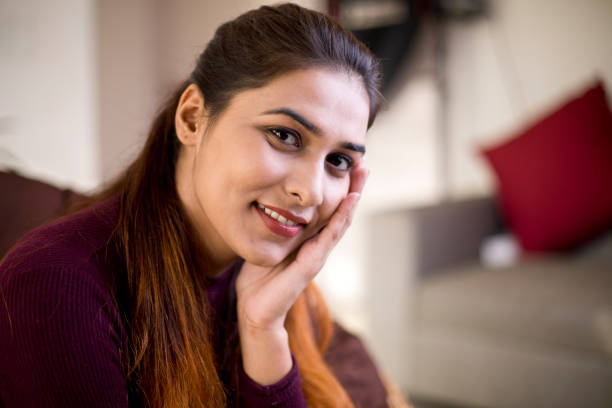 istock Beautiful young woman 1055192410