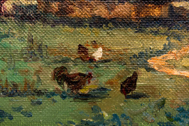 istock landscape, oil painting, hand made 1055195114