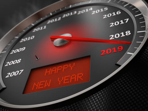 istock speedometer Happy New Year 1055198466