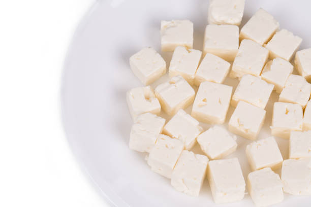 istock Tasty soft cheese on a plate. 1055214074