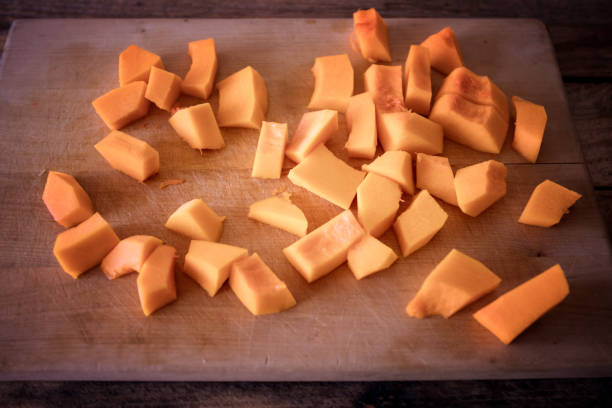 istock Home cooking, pumpkin soup preparing, inredients 1055223880