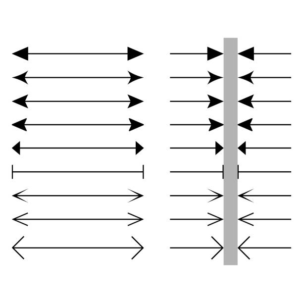 ilustrações, clipart, desenhos animados e ícones de tamanho e dimensão do quadrado e medição linear ícone definem. símbolos de linha de área cultivada. infográfico de contorno fino elementos - acreage