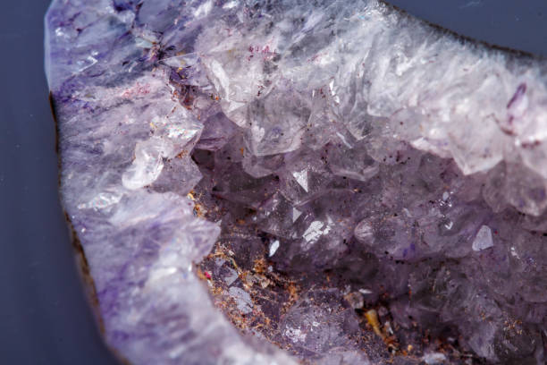 istock Macro mineral stone Agate breed a white background 1055238474