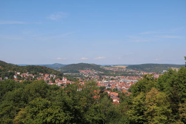 istock Landscape around Eisenach and Thuringian Forest in Germany 1055249030