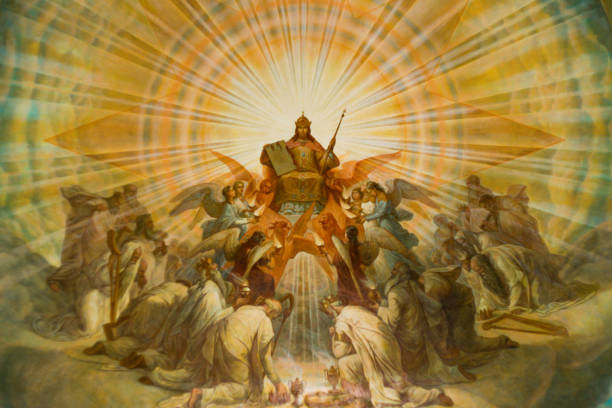 icon of jesus with saints in moscow temple
