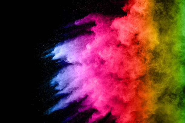 istock abstract colored dust explosion on a black background.abstract powder splatted background,Freeze motion of color powder exploding/throwing color powder, multicolored glitter texture. 1055264266