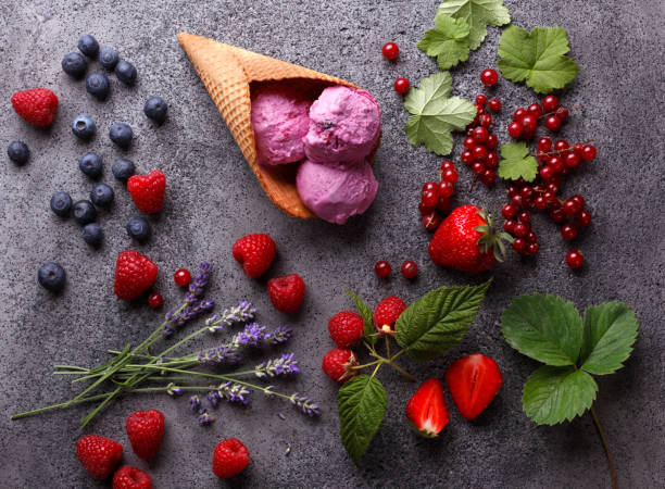 istock Homemade Organic Fruit Ice Cream 1055309770