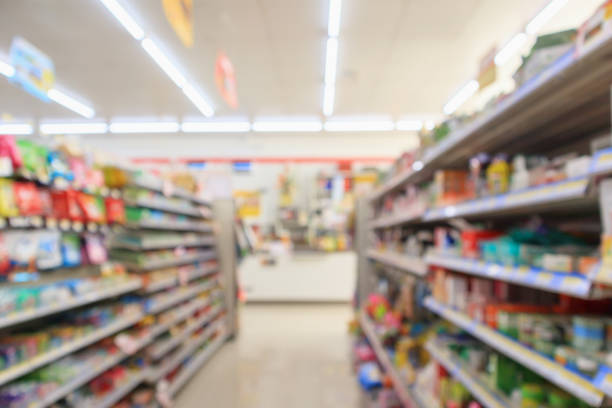 istock convenience store shelves interior blur for background 1055312468