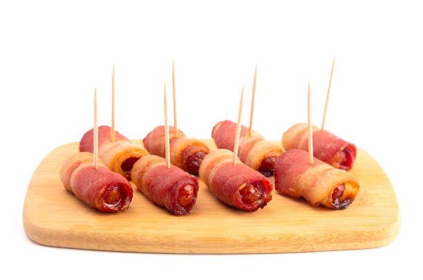 Traditional British Pigs in the Blank with Toothpicks