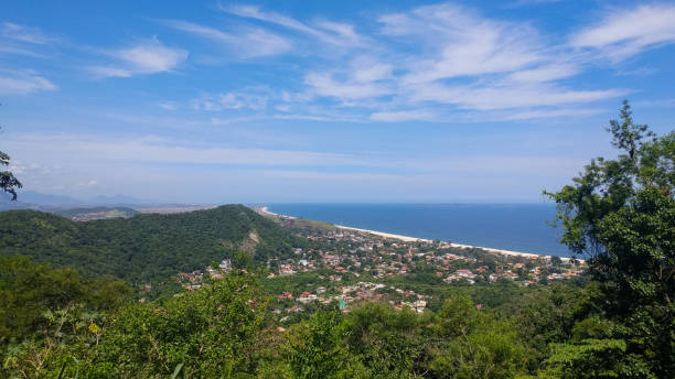 istock Landscape with beach and green area 1055322108