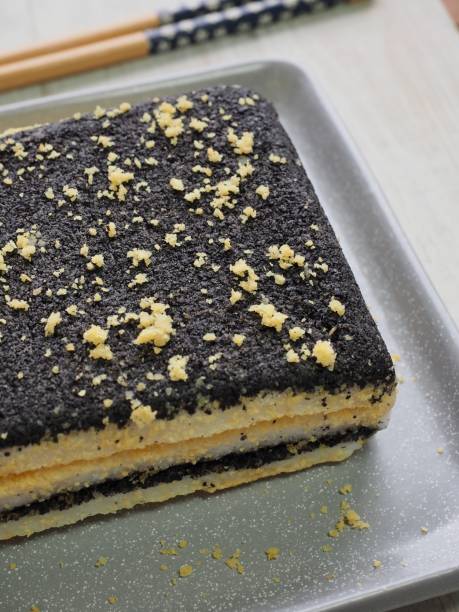 istock Asian food Black sesame glutinous rice cake 1055331442