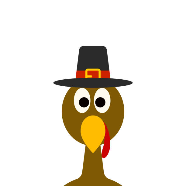 Turkey. Happy thanksgiving Turkey. Happy thanksgiving. Vector illustration eps10. Holiday funny thanksgiving stock illustrations