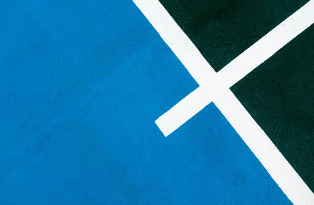 istock Blue sky with green field line 1055360784