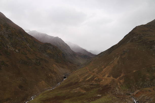 istock Amazing scene of mountains in kashmir 1055376340