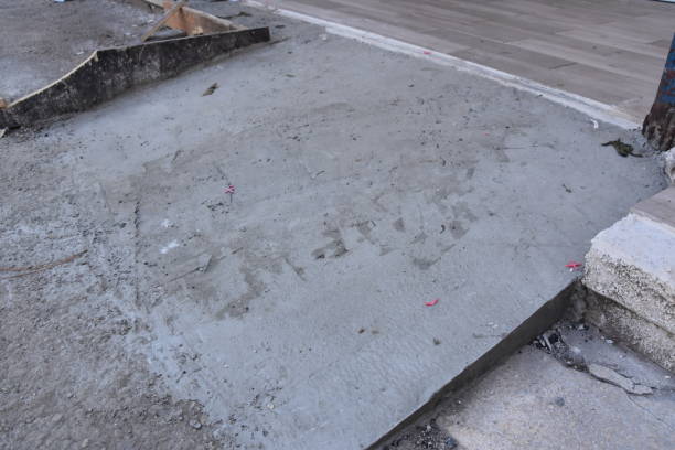 istock Building a ramp accessible for handicapped people and carts 1055387274