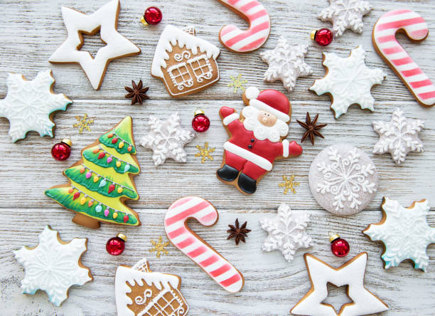 istock Christmas homemade gingerbread cookies 1055389308