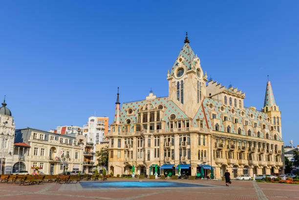 modern buildings in Batumi Batumi, Georgia - September 19, 2017: the European square, in the centre of Batumi, modern buildings and architecture, a beautiful summer view batumi stock pictures, royalty-free photos & images