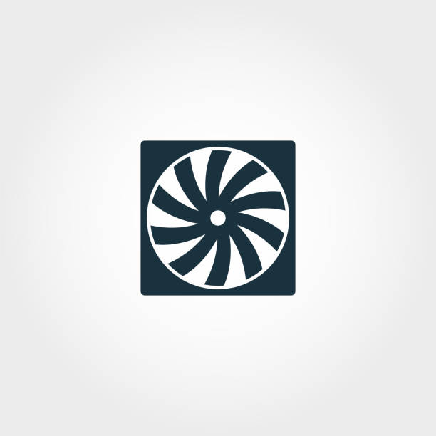 Car Fan icon. Premium quality element illustration from car parts collection. Car Fan monochrome icon. Perfect for web design, apps and printing. Car Fan icon. Premium quality element illustration from car parts collection. Car Fan monochrome icon. Perfect for web design and printing. ventilator background stock illustrations