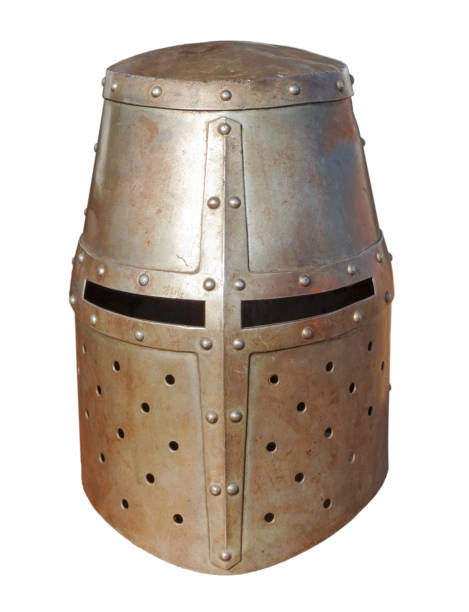 istock High middle ages medieval great helmet or bucket helm 1055416116