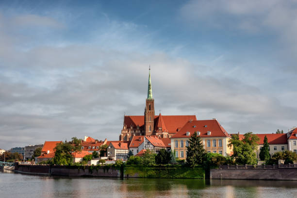 istock The Katedra at the Odra in Wroclaw in Poland 1055424708