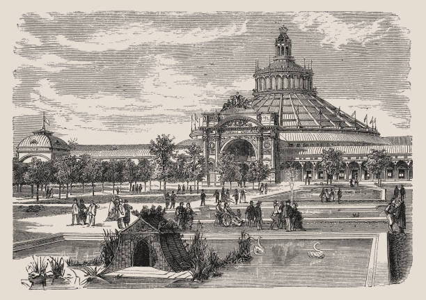 istock Rotunda of the Vienna World Exhibition, 1873 1055427464