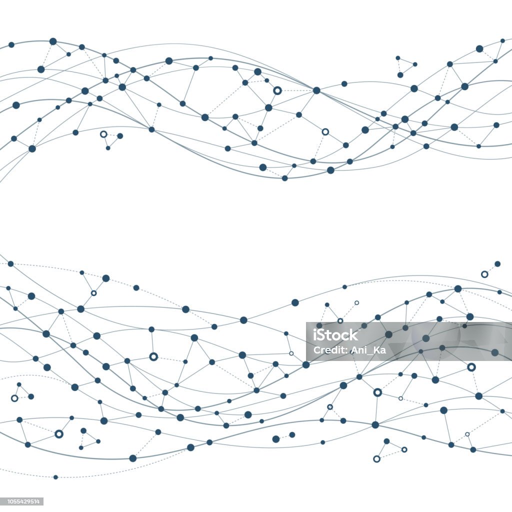 Abstract Network Stock Illustration - Download Image Now - Connection ...