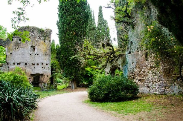 istock Enchanting garden in bloom 1055435956