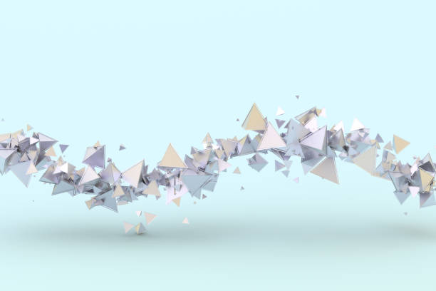 istock Abstract 3D Rendering of Geometric Shapes 1055437618