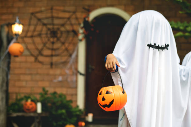 istock Ghost costume for Halloween party 1055437818