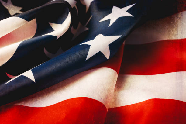 istock Grunge American flag 1055440828