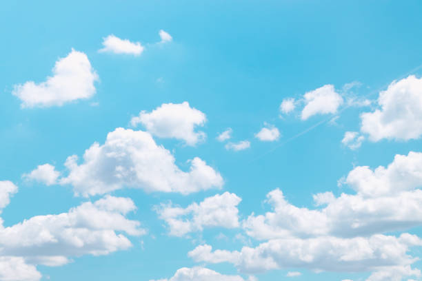 istock Beautiful day with blue sky and clouds in summer. 1055445242
