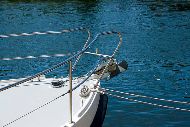 Prow of Boat stock photo