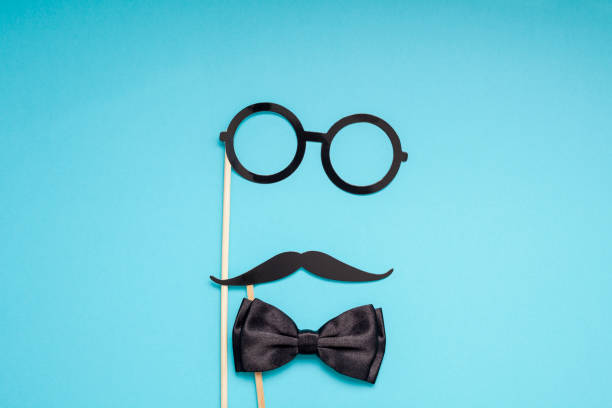 istock Paper moustaches for men fathers dad concept 1055465126