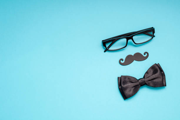 istock Paper moustaches for men fathers dad concept 1055465236