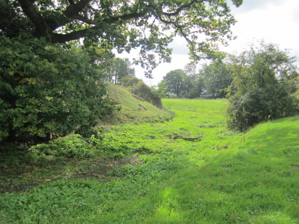 istock Mileham Castle ruins, Norfolk - Motte and Bailey 1055465480