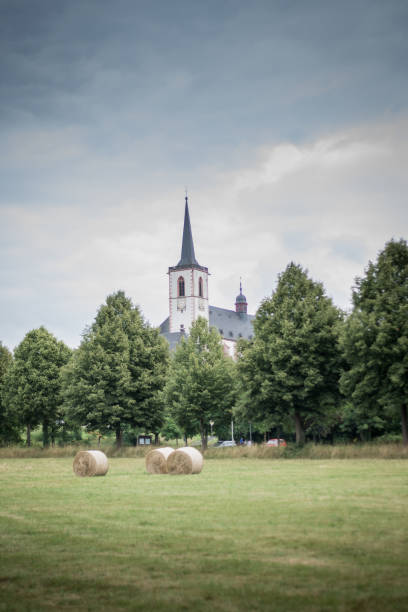 istock Church in a village 1055474528