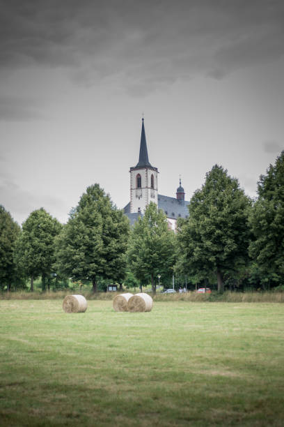 istock Church in a small village 1055474658