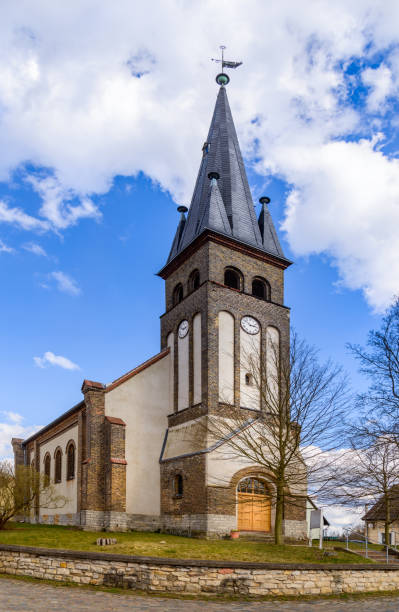 istock Listed village church Berlin-Rahnsdorf 1055475002