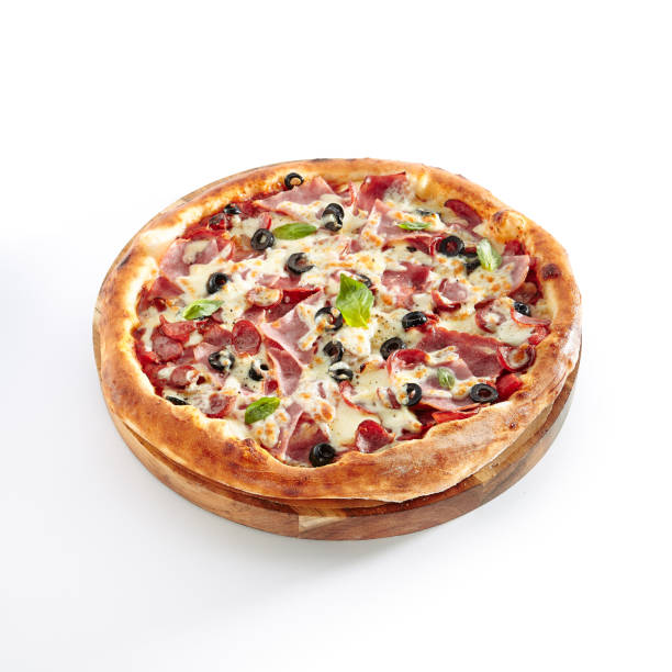 istock Meat Mix Pizza with Parma Ham 1055475696