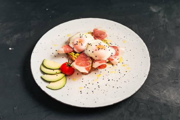 Healthy delicious breakfast. Close-up.
