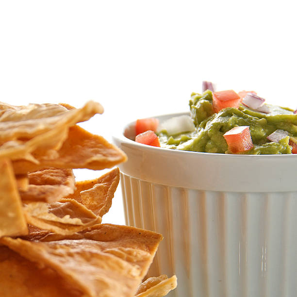 Fresh Guacamole stock photo