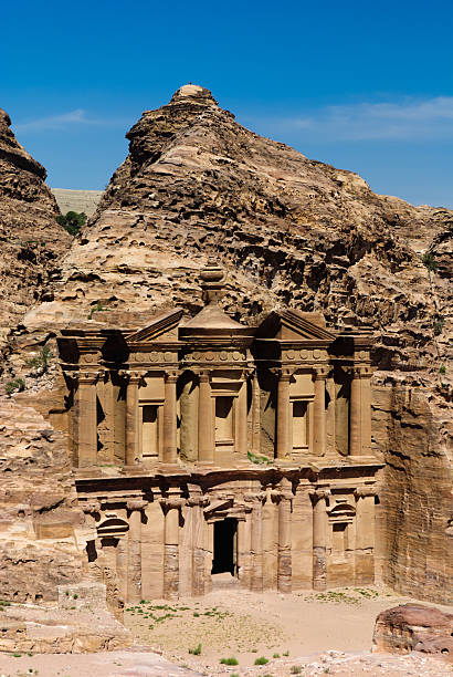 Petra - Monastery stock photo