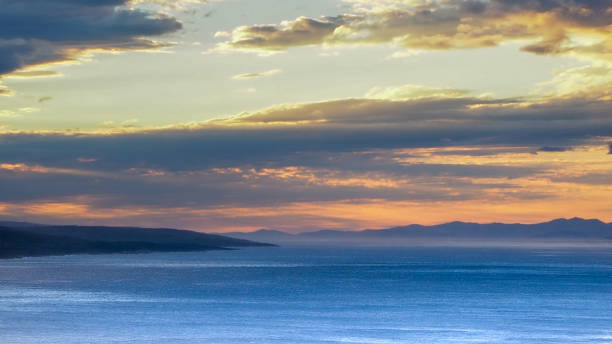 istock Beautiful Cloudy Sunset in Makarska, Croatia 1055496340
