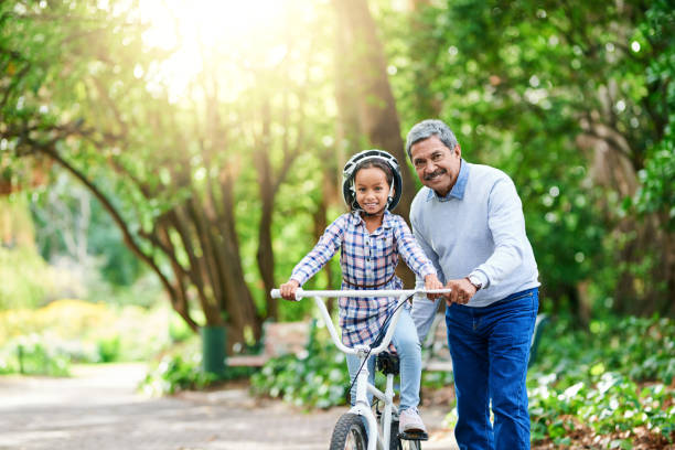 istock Learning how to ride a bike 1055498996