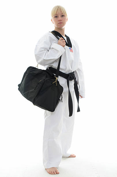 유럽행 고급 정상급이다 - gym bag tae kwon do karate martial arts 뉴스 사진 이미지