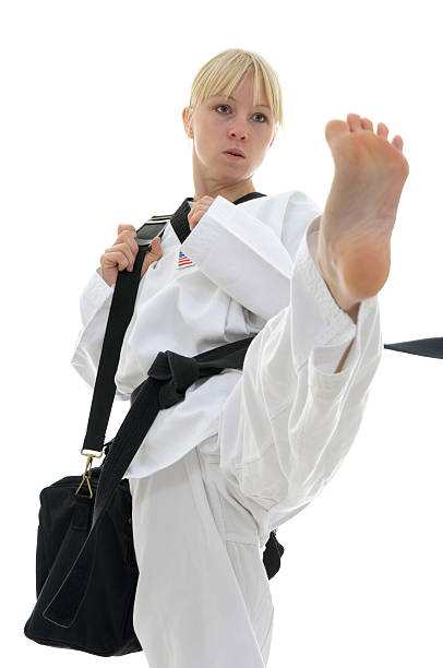 외부 클래스 - gym bag tae kwon do karate martial arts 뉴스 사진 이미지